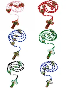 Rosary Necklace, Cross Pendant Necklace, Fashion Jewelry Accessories for Men & Women As Gift