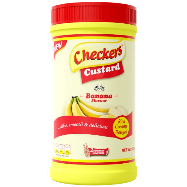 Gluten-Free Vanilla Custard Fruit Flavor Milk Powder - 400g Nourishing Taste Nutrient-Rich Ambient Checkers Flour, Food Dessert & Baking Staple
