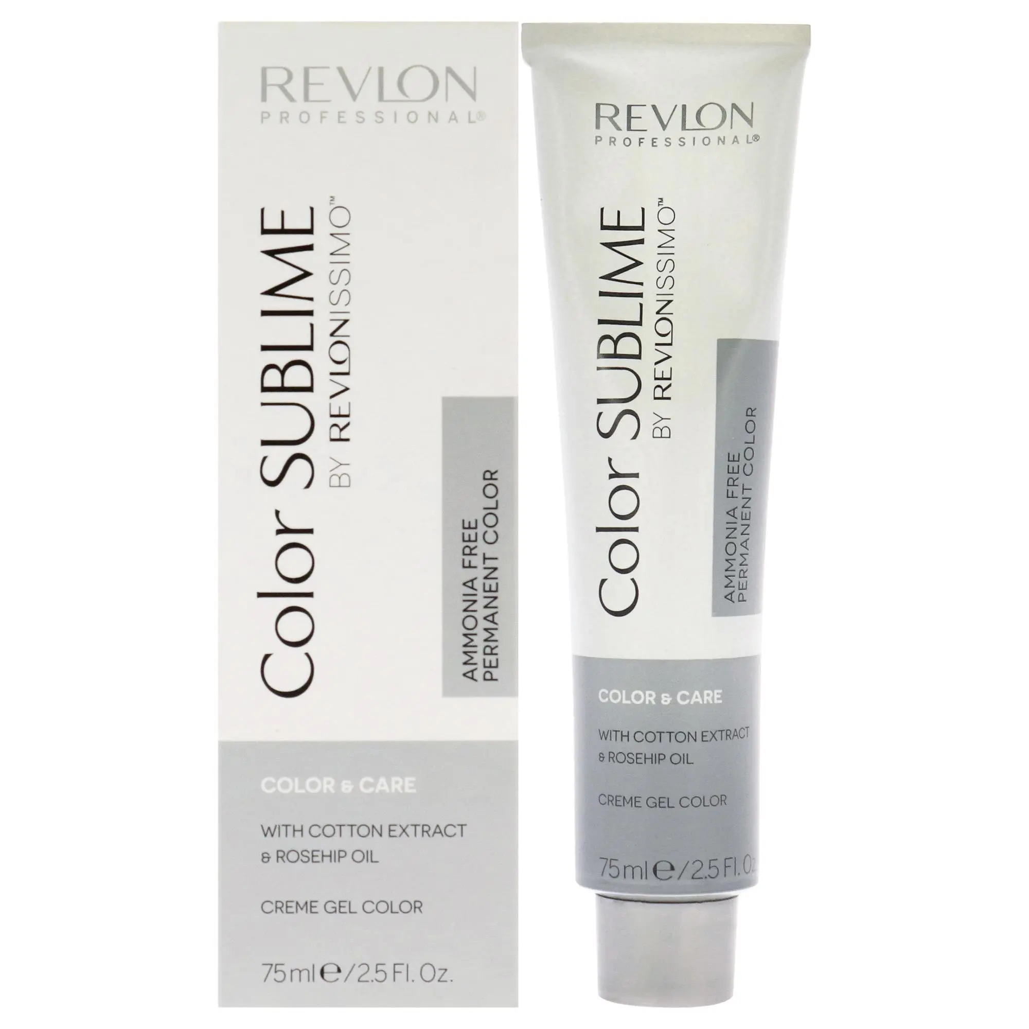 Revlonissimo Color Sublime 6.40 Intense Dark Copper Blonde Unisex Hair Color, Revlon, 2.5 fl oz, Haircare