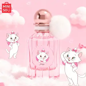 MINlSO Disney Marie Eau de Parfum for Women - SweetFloral & Fruit Scent with Cute Pom Pom, 1.69 Fl Oz/50ml