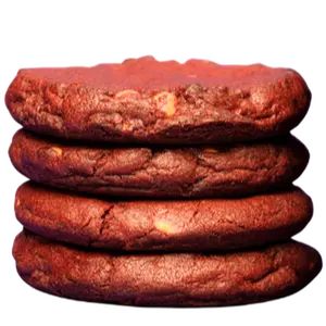 RED VELVET BEAUTY Classic Red Velvet Cookie with Soft Chewy Texture & Sweet White Chocolate Chips Rich Cocoa Base