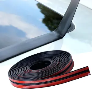 Car Weather Stripping, 30mm Windshield Rubber Seal for Car Front Rear Windshield Trim, Rubber Adhesive T Shape Sunroof Seal Cover Leak Sound Proofing (23 Feet)