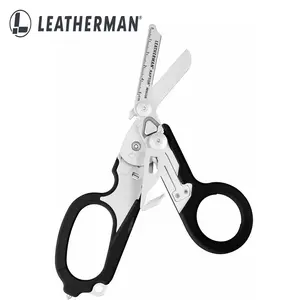 LEATHERMAN Outdoor Tactical Folding Scissors,Multifunctional Raptor Scissors, MedicalEmergency Multifunctional Scissors, HomeEssentials, Portable, Cutting Rubber, HandTools, Men Gifts, Blade, Handle