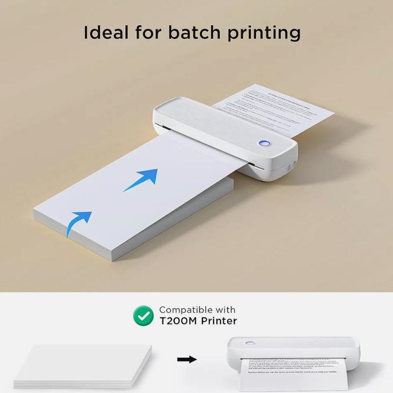 100-1000 Sheets Thermal Printer Paper 8.5" x 11" US Letter Size Thermal Paper