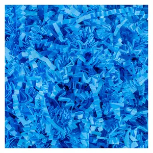 MAGICWATER SUPPLY Light Blue Crinkle Cut Paper for Gift Baskets - Perfect Shredded Paper Filler for Basket Filling, Gift Boxes, Bridesmaid Gifts, Christmas Stuffers & More - Ideal for All Occasions