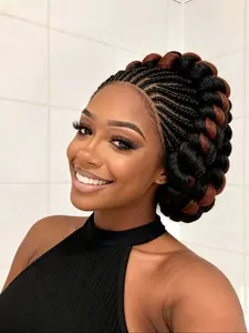 Breathable Full Lace Wig, Comfortable Heat Resistant Lace Wig for Daily Wear, Natural Hairstyle, Soft Lightweight Design, 8 Inch, Heat Resistant Wigs, Snatched Wig