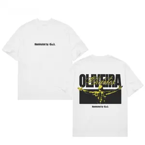 Charles Oliveira Illuminated By God Tee, Do Bronx UFC Fighter T-shirt, UFC Fan Graphic Design, Gift For UFC MMA Fans, Menswear, Full Size