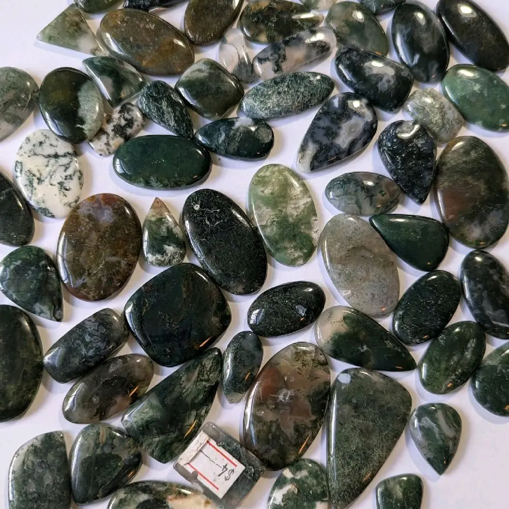 Wholesale Moss Agate Cabochons