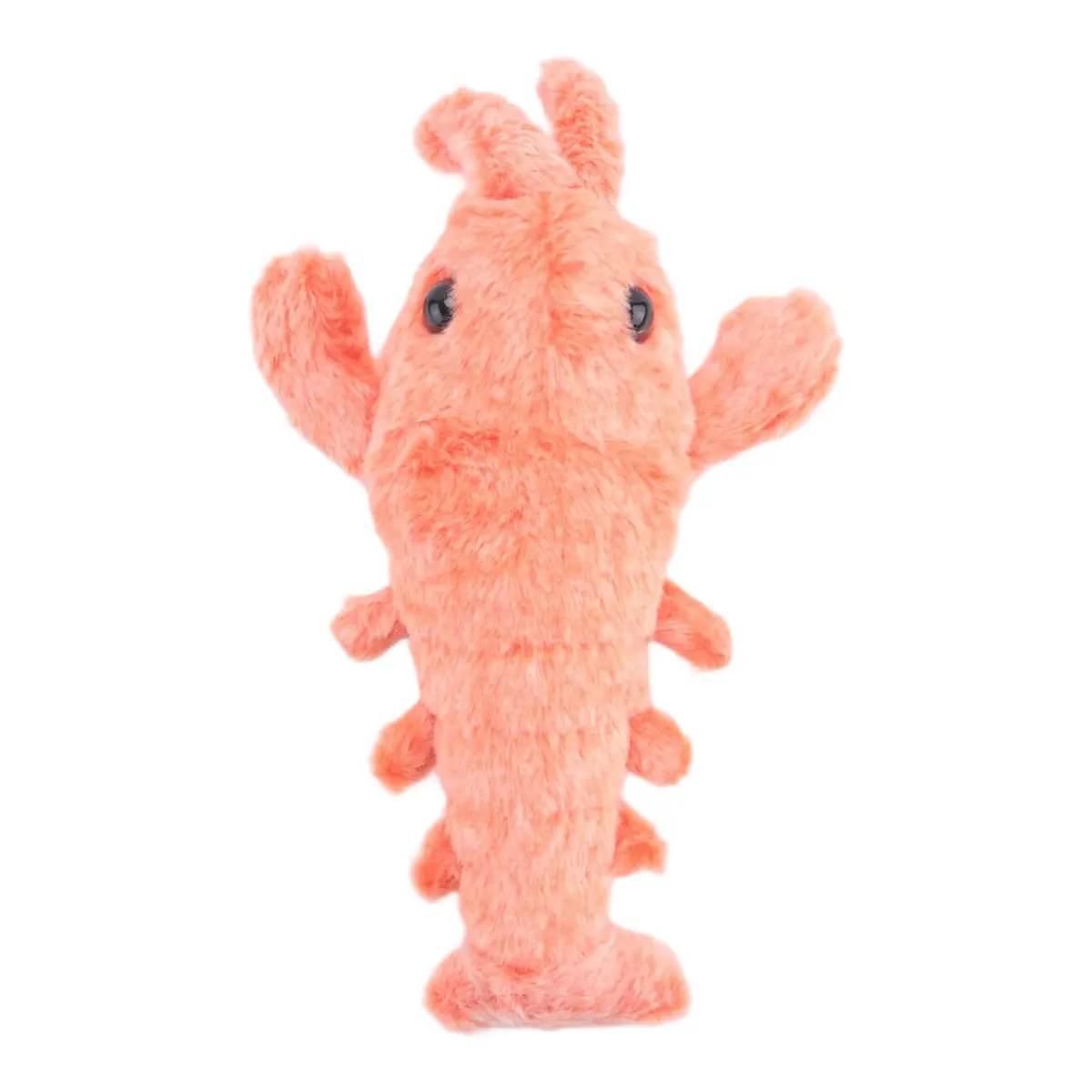 Floppy Lobster Dog Toys Plush Jumping Lobster Interactive Toy Motion Activated Moving Pet Toy, Plush Pet Chew Toy,B