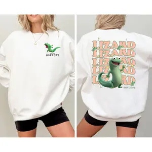 Hoppers Movie Tom The Lizard Two Side Shirt, Movie Tee, Funny Green Reptile 2 Side Sweatshirt, Lizarddd 2026 Tee, Unisex Sweater Pullover Tee
