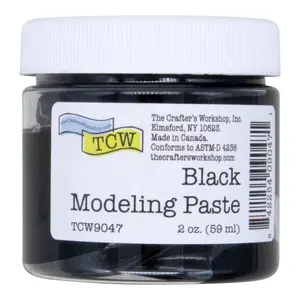 The Crafters Workshop - Black Modeling Paste 2 oz.