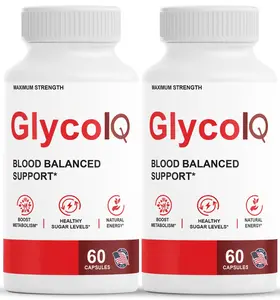 (2 Pack) Glyco IQ Advanced Blood Health Support Supplement, GlycoIQ Pills