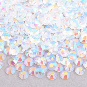 Transparent AB Resin Rhinestones - Ideal for Fashion and Decoration Diy Beading Accessories for nails, cups, phone cases, office supplies, clothing, shoes and more.