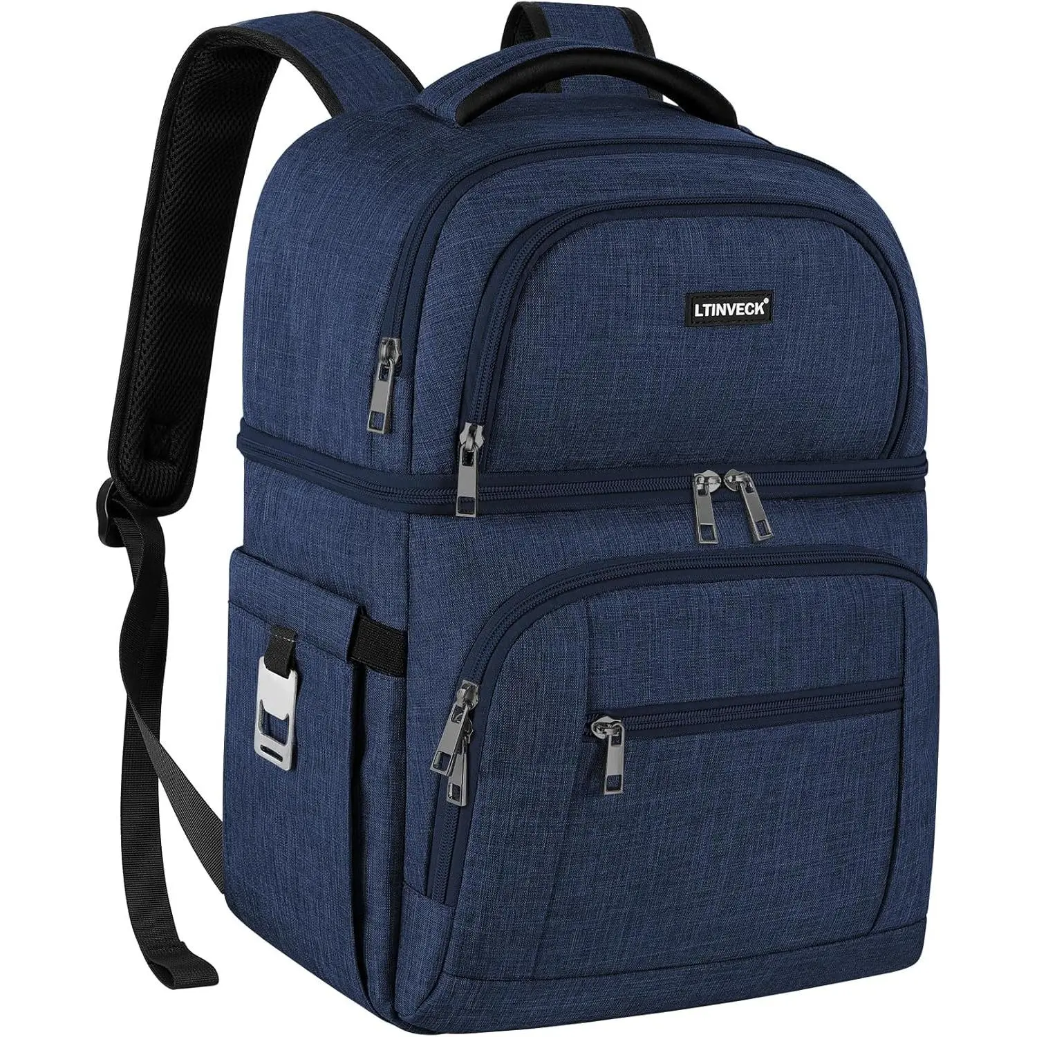 Cooler Backpack,Insulated Backpack Cooler Leakproof Double Deck Cooler Bag for Men Women RFID Lunch Backpack