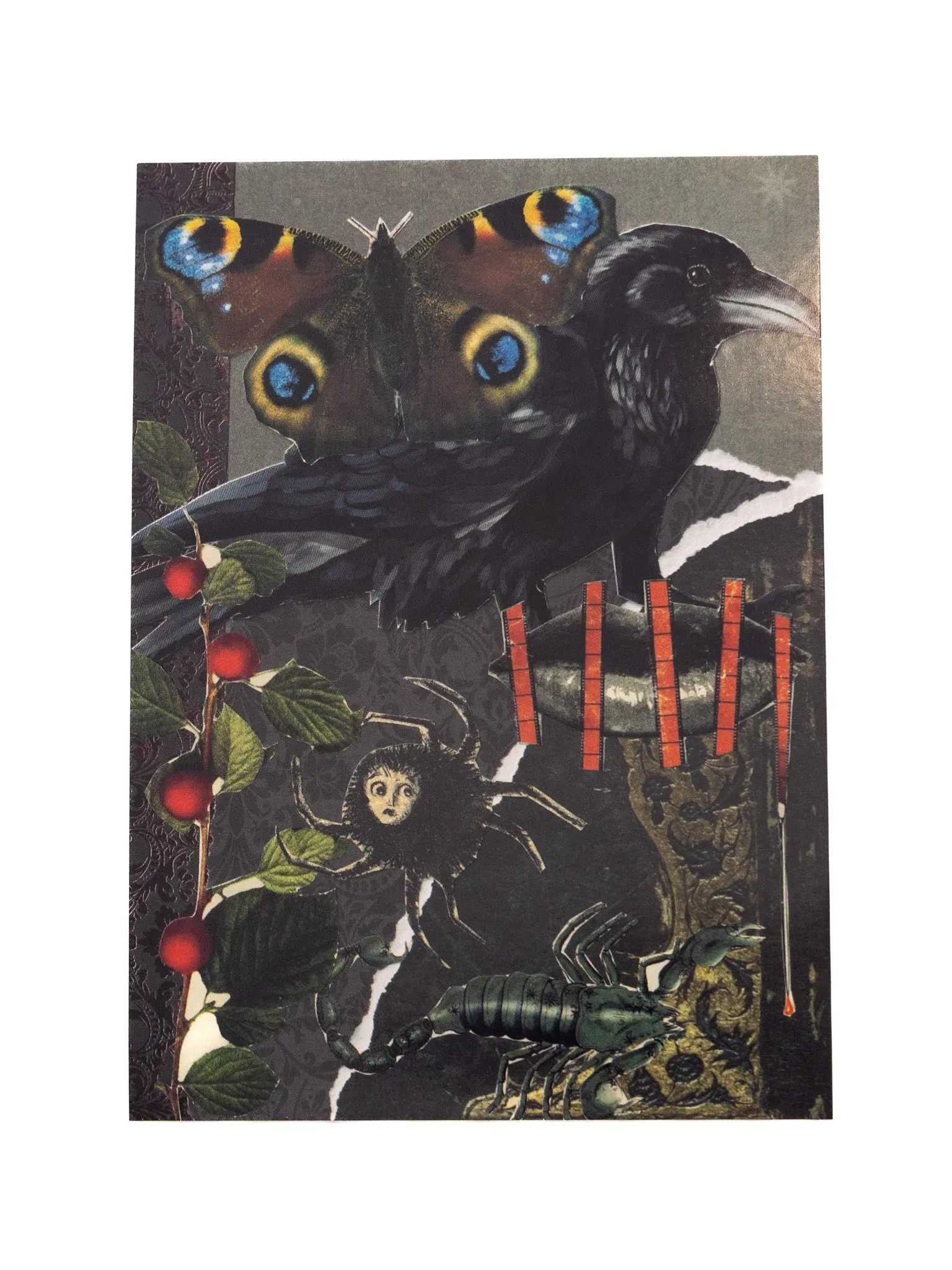 Gothic Night Collage Print 5x7"