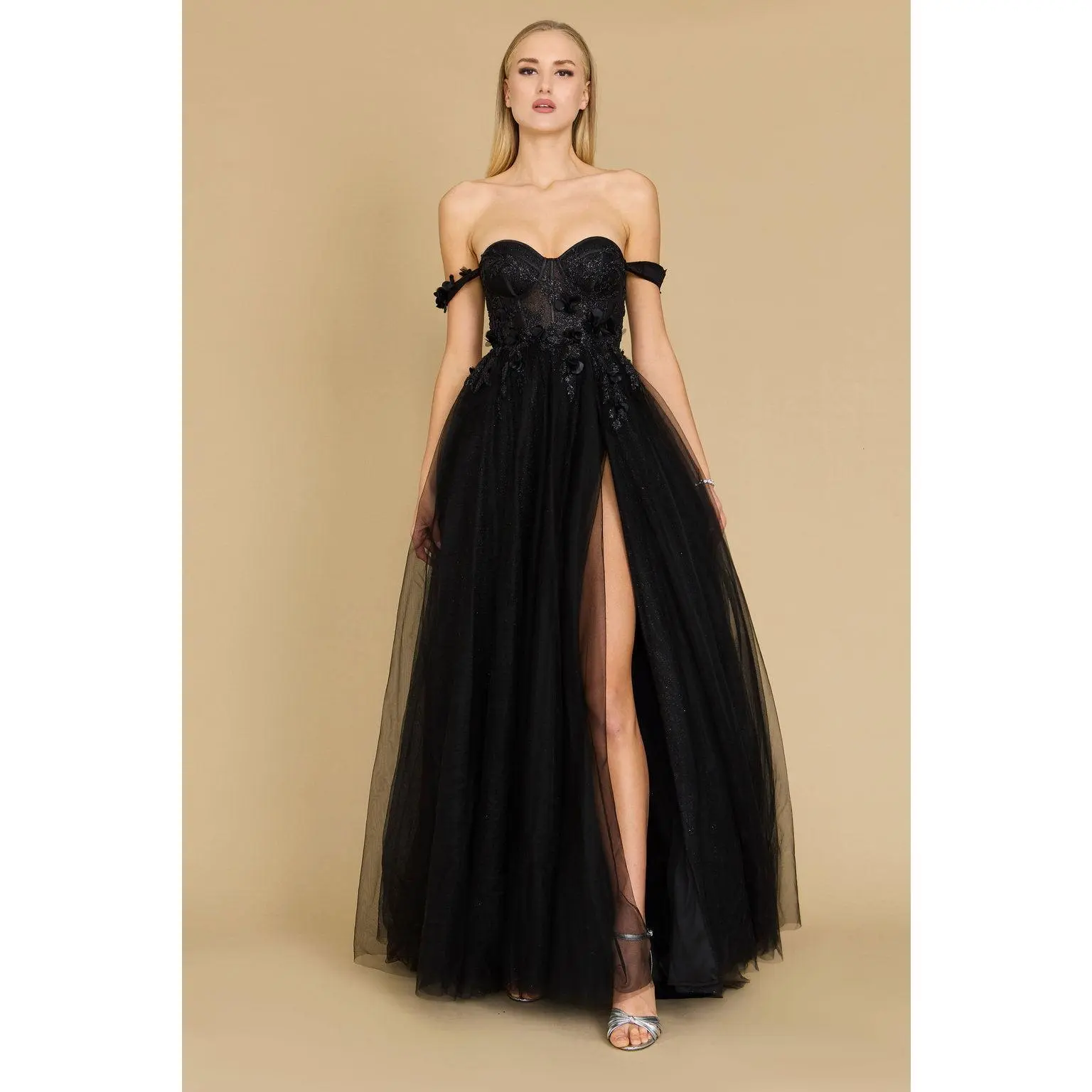 black and red lace prom dress Burgundy and Black Gothic Lolita Prom Dress Ball Gown main image 1