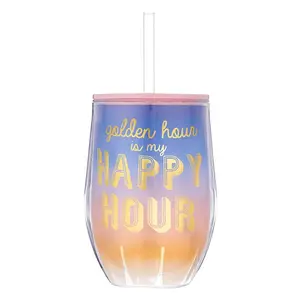 Double-Wall Wine Tumbler - Golden Hour