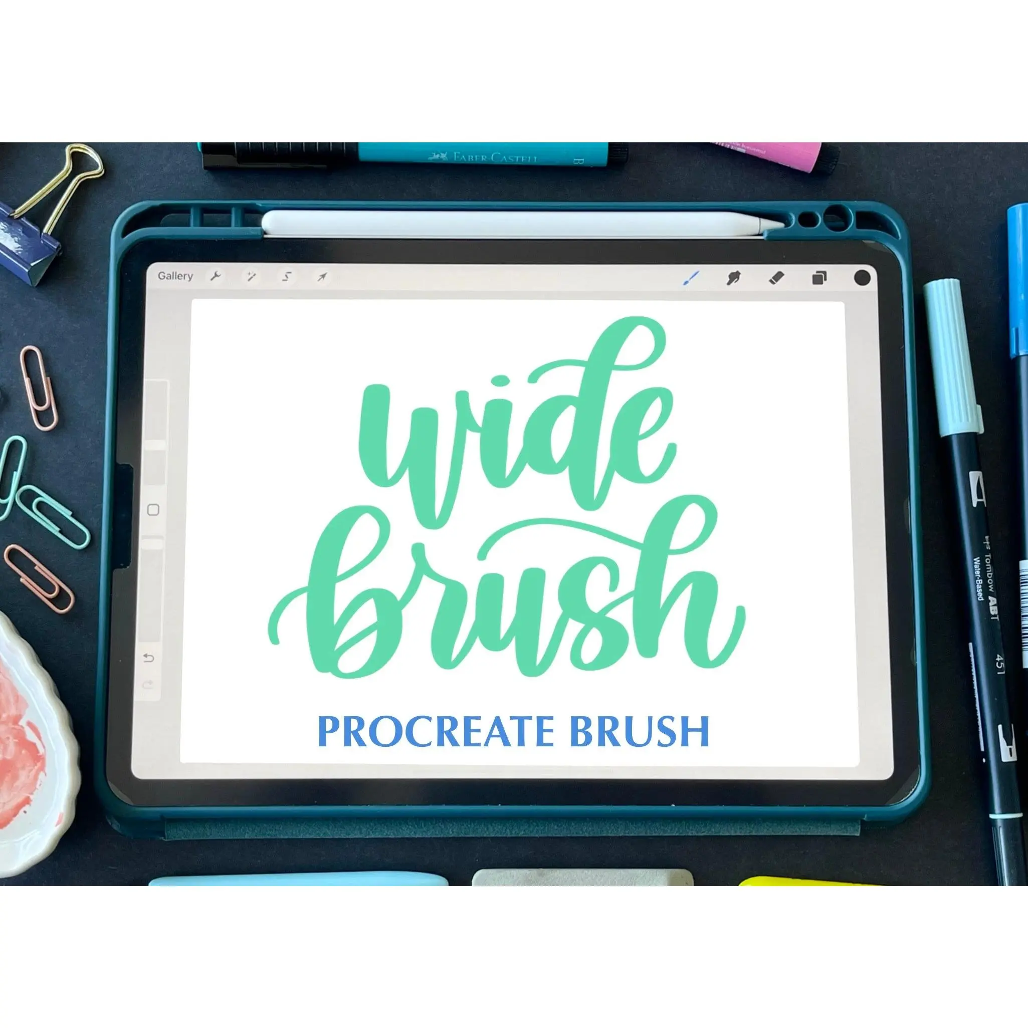 HLD Wide Procreate Brush
