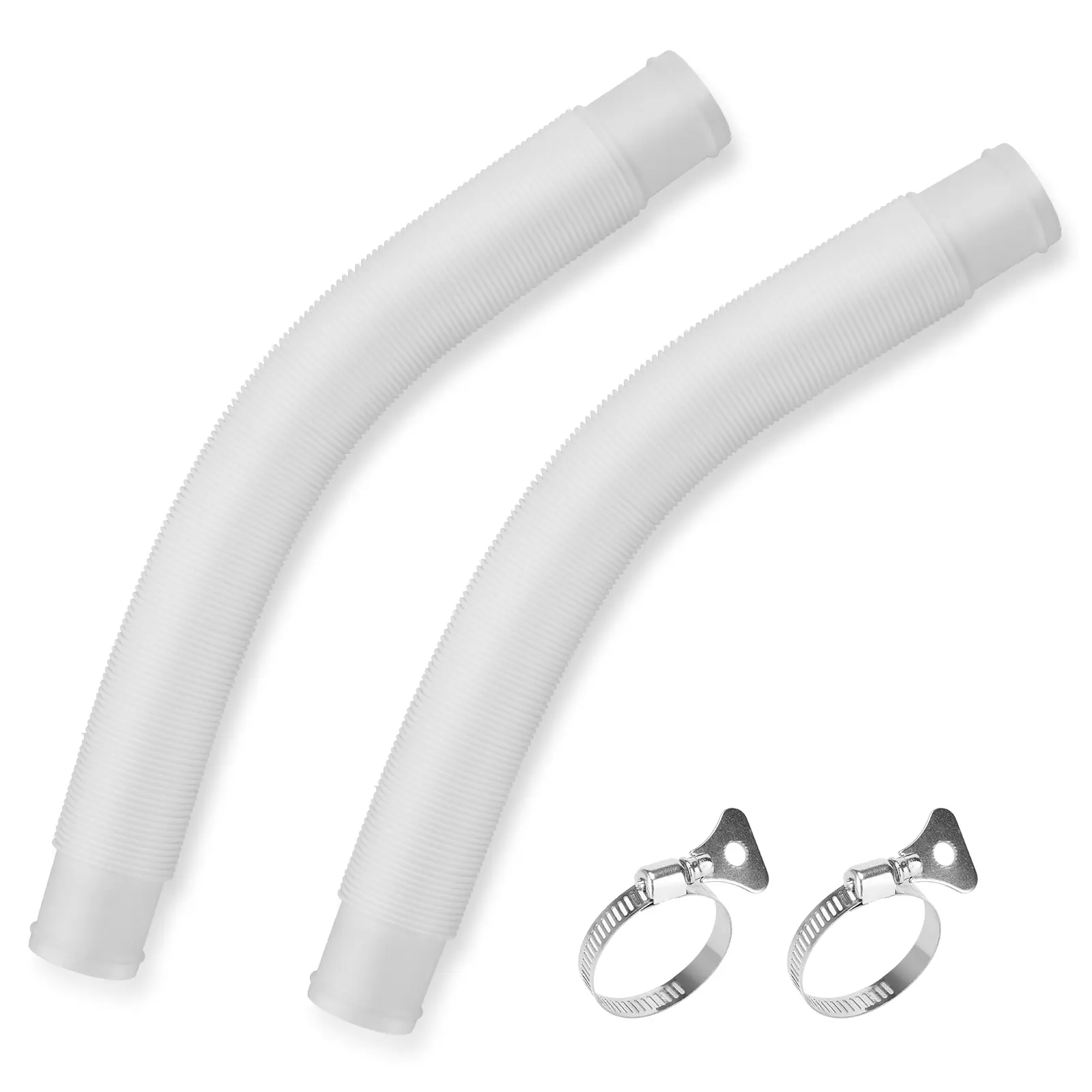 WADEO Rain Barrel Hose Connector, Compatible with Downspout Diverters(1.25'' Outlet Diameter) & Links Rain Barrels for Increased Storage