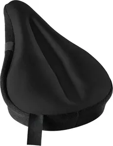 Comfort  Seat Cushion - Padded Gel Cover for Exercise, Mountain & Road Bikes, Universal Fit for Peloton & Stationary Bikes