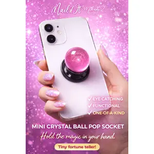 Hold the Magic – Crystal Ball Pop Socket