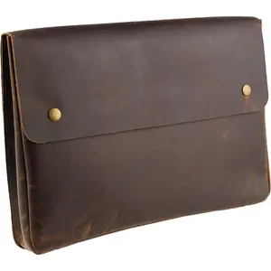 Leather File Folder Organizer Document Holder, File Case, A5 Binder, Envelope Portfolio, Leather Portfolio ,Spacious Leather Folio Laptop Sleeve Case for 13"14" 15" Laptops,Macbook & Tablets