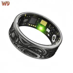 Smart Ring W9 unisex sports fitness heart rate blood oxygen sleep tracking waterproof wearable