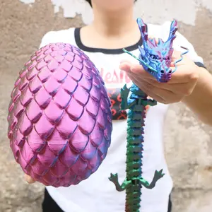 2pcs 3D Printed Dragon Egg Set, Home Decorations, Halloween & Christmas Gifts, Perfect for Any Occasion, Unique 3D Printed Animal Statue, Interior Decoration Accessories, Boys & Men gifts, Collectible Room Decor