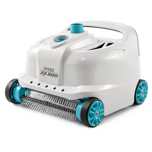 Intex 700 Gal Per Hour Above Ground Pool Cleaner Robot Vacuum w/ 21 Ft Hose