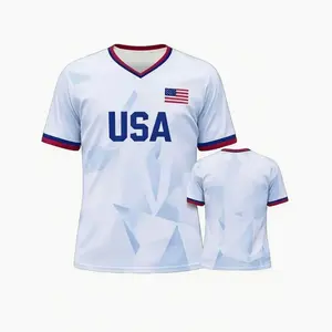 USA Soccer Jersey, Unisex All Over Print Football Shirt, Youth Adult Sportswear Top, Jersey Shirts 0