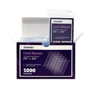 Carddict Regular Card Sleeves - Soft Penny Card Sleeves Clear Plastic Card