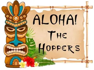 Aloha Cruise Door Magnet | Hawaiian Theme Custom Name Magnet - Ideal for Cruise Ship Cabin Door, Fridge, Refrigerator & More - Keepsake Gift for Family & Friends