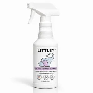 Littley 16oz infant & toddler toy and surface cleaner | fragrance-free HOCl spray for toys, high chairs & baby essentials
