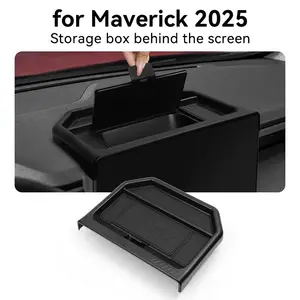 Ford Maverick Dashboard Storage Box, 1pcs Rear Screen Organizer Tray, Interior Accessories, Middle Compartment Holder, 2026 Model, Car Organization Supplies