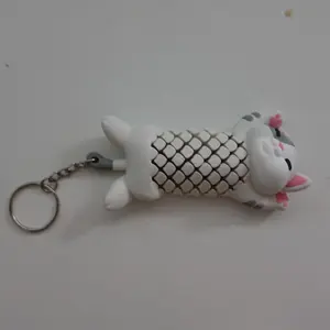 Flexy Cat Keychain - Adorable Design from Treasures Collection