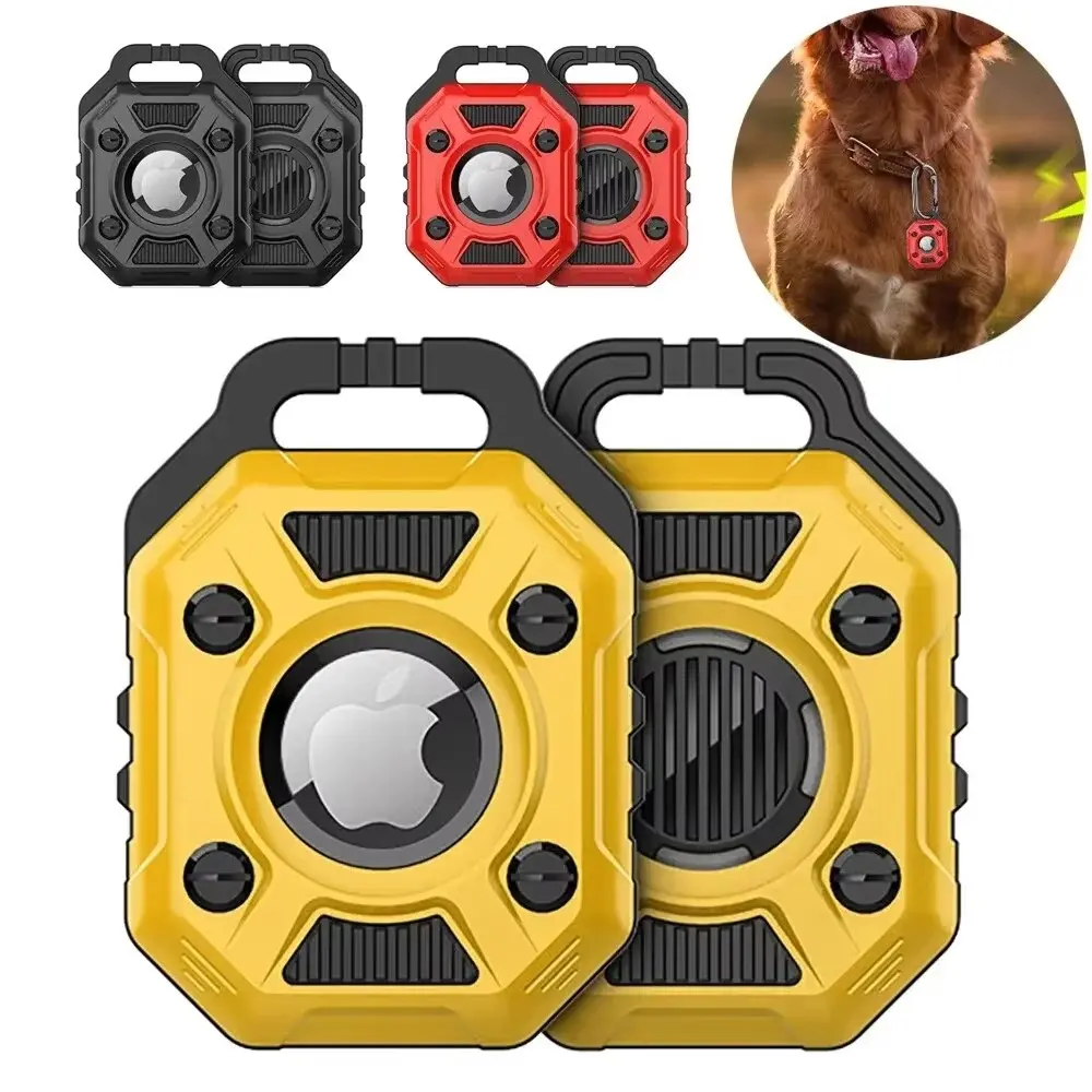 Original Armor Airtag Case TPU Shockproof Cover For Apple AirTag Tracker Anti-lost Airtag Keychain Protective Shell Airtags Pet Protector
