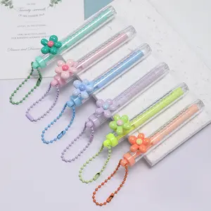 1/6pcs Cute Flower Push-Pull Erasers | Debris-Free, No Marks,  Clean Wiping Experience - Adorable Cartoon Design for School & Office