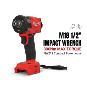 Milwaukee M18 Compact Impact, 4-Speed 3500 IPM for Machinery