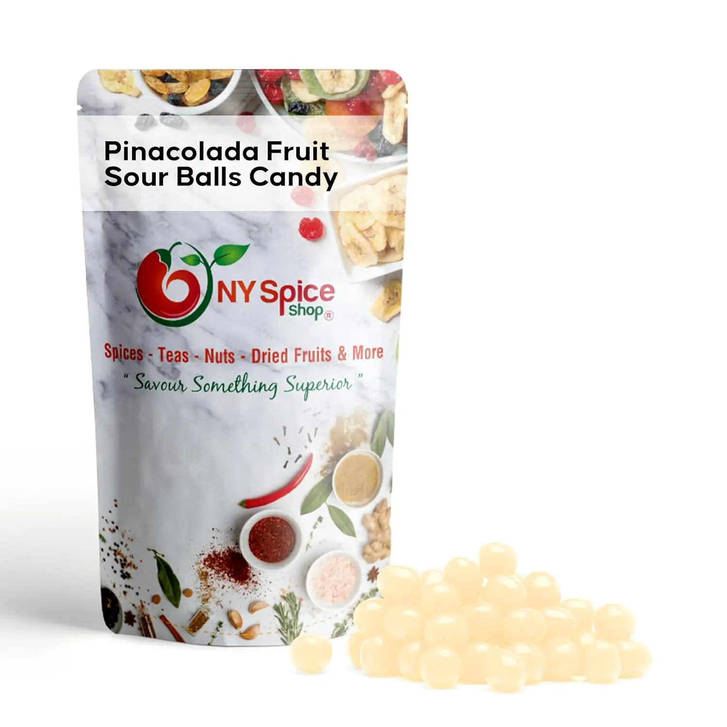 Pina Colada Fruit Sour Balls