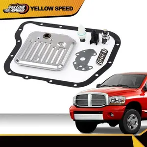 Fit For Dodge Ram 2000+ A518 46RE 48RE Transmission Filter Kit Solenoid &Sensor