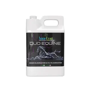 Aquelyst Duo Equine Professional Odor Eliminator for Barns & Stables Eliminates Ammonia Urine & Fly-Attracting Odors