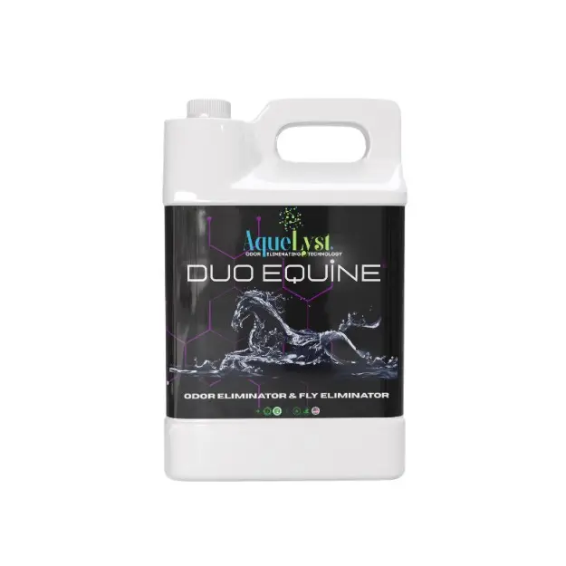 Aquelyst Duo Equine Professional Odor Eliminator for Barns & Stables Eliminates Ammonia Urine & Fly-Attracting Odors