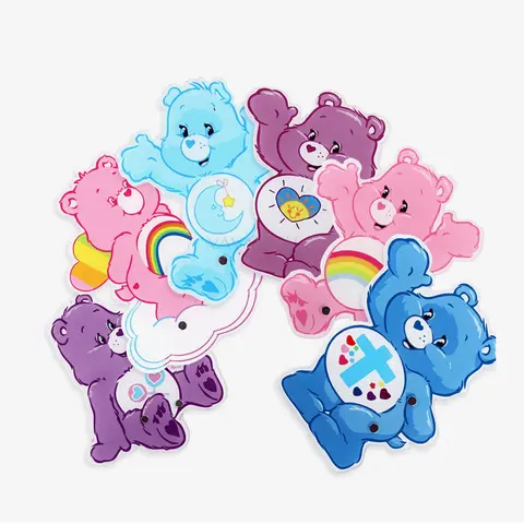 VAVALASH Cute Bear Magnetic Eyelash Grafting Pallet Tray - Salon Makeup Eyelash Tool with Acrylic Base, Magnetic Tiles, Corrosion-Resistant Design, Easy-to-Remove Empty Strip, Lash Tweezers, Reusable False Lashes Accessory