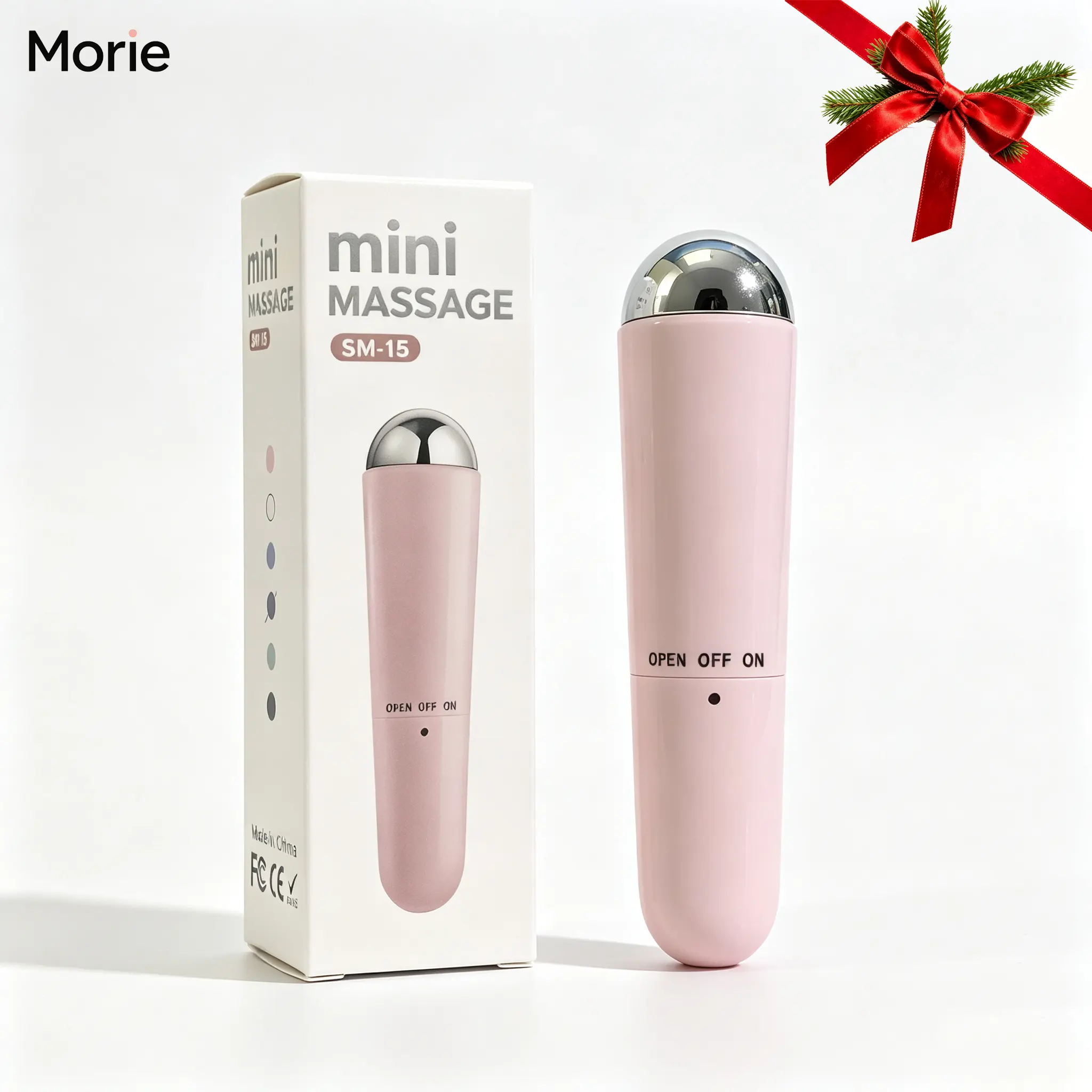 Morie Mini Eye Massager wand Portable Wireless Eye Care Tool Vibrating Facial Massager for Relaxing Skincare Routine Lightweight Beauty Tool Self Care Gift for Women Men Travel Essential Eye Massage Device