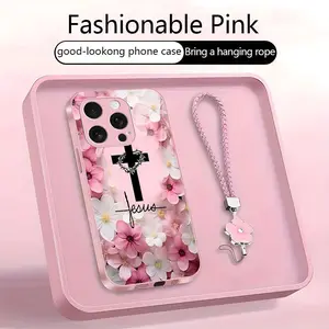 Suitable for [iPhone 16 Pro Max] Women's high-end phone case，A wide variety of patterns for you to choose from.This phone case prays for you，God will bless you and bring you good luck YM99