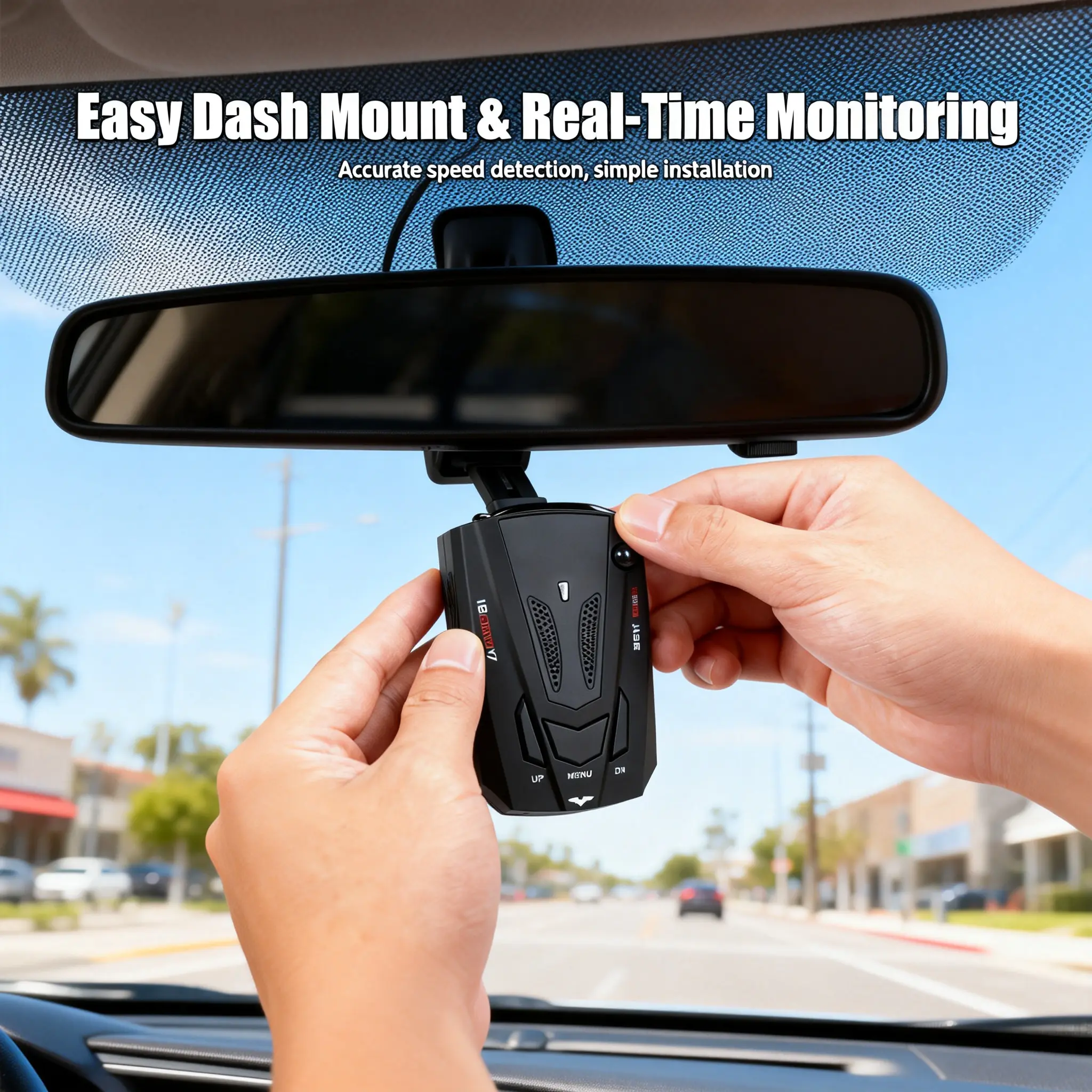 Universal Car Digital HUD Speedometer & Odometer with Digital Display - Easy Installation, Sturdy Durable Build, Distinct Speed & Mileage Readout, Compatible with Most Cars, SUVs, Trucks for Long-Distance Driving