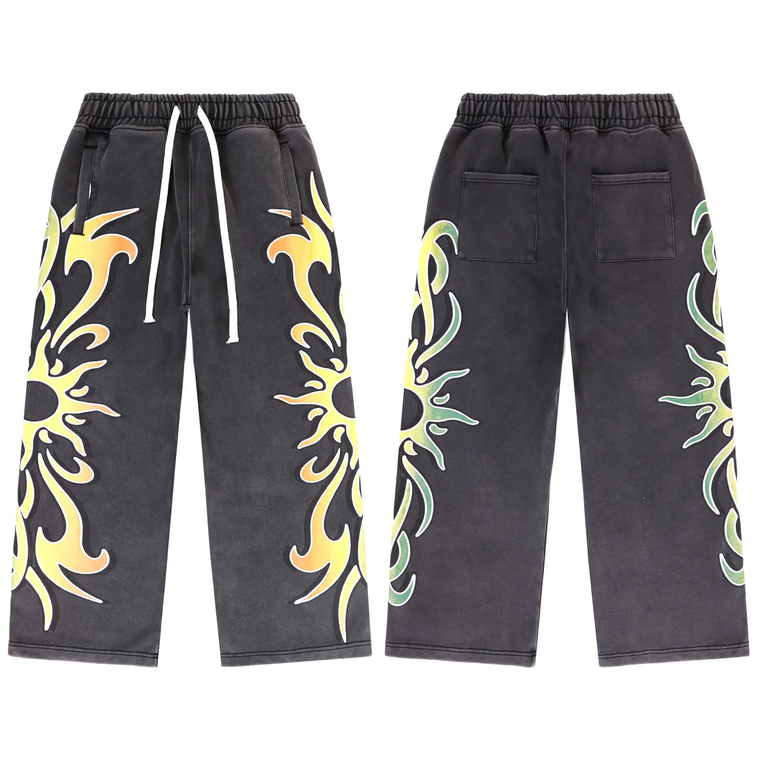 A8249 Washed Black Joggers