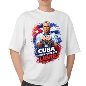 Cuba También Puede Ser Libre T-Shirt – Freedom Protest Graphic Tee, Anti-Oppression Political Statement Unisex Shirt