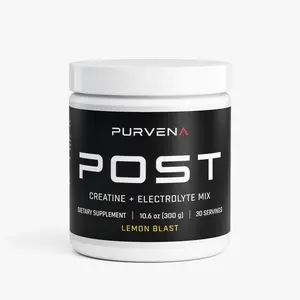 Purvena Post Creatine + Electrolyte Mix – Muscle Recovery & Hydration Powder for Post Workout, Strength, Performance, Endurance, Rapid Rehydration, Gym Supplement for Men & Women
