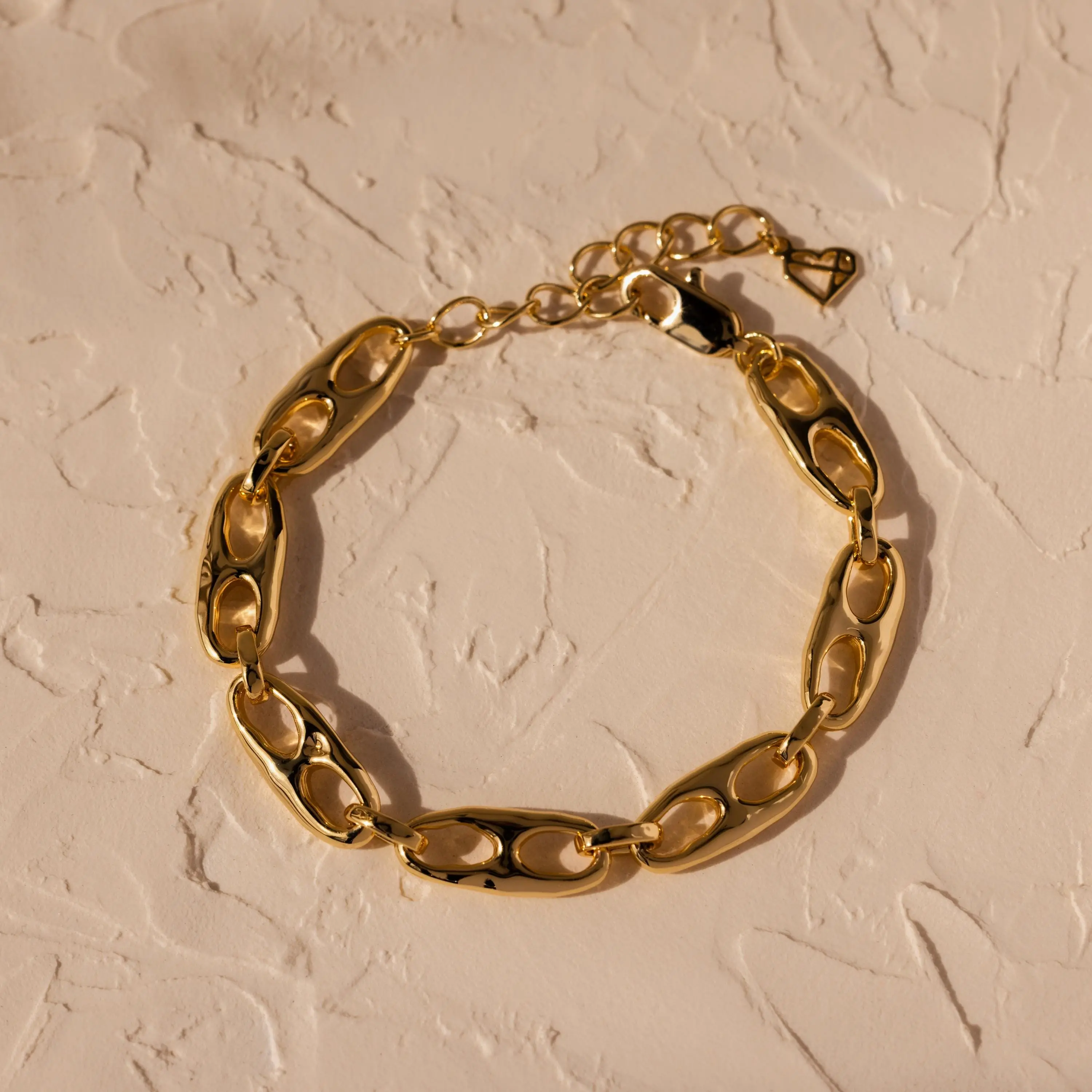 Organic Mariner Chain Bracelet by Caitlyn Minimalist - Chunky Link Chain Bracelet in Gold & Silver - Statement Bracelet for Women - Best Friend Gift